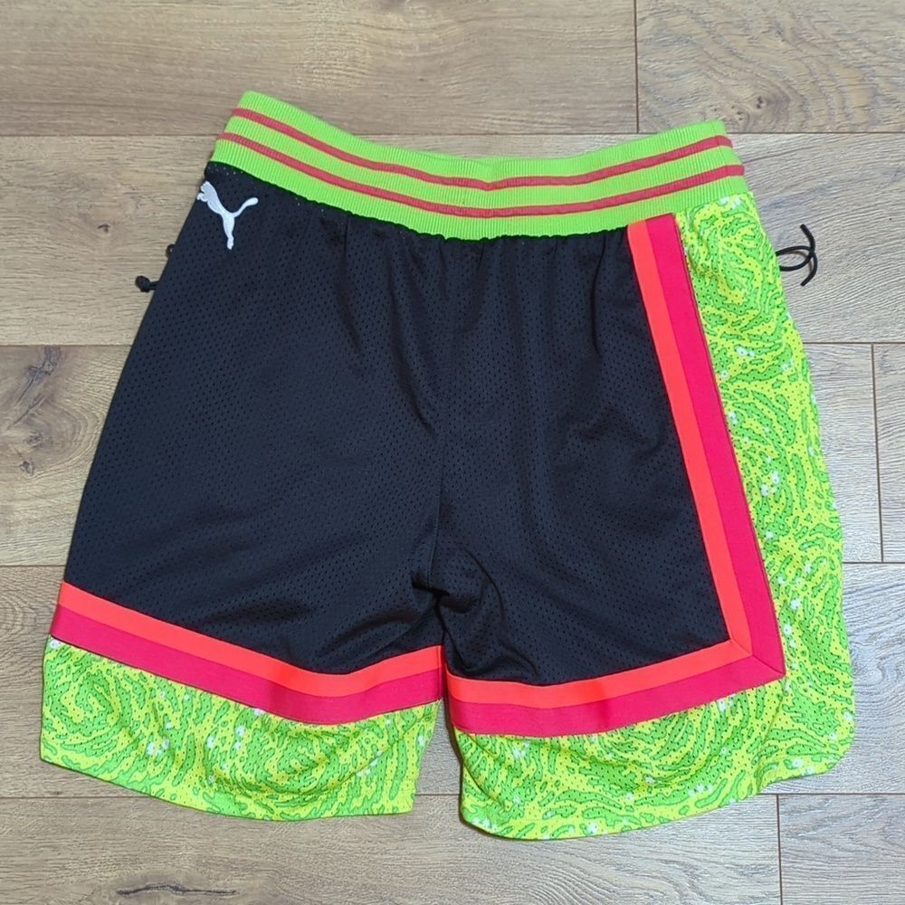 PUMA x RICK AND MORTY Men's Basketball Shorts M - Picture 8 of 8